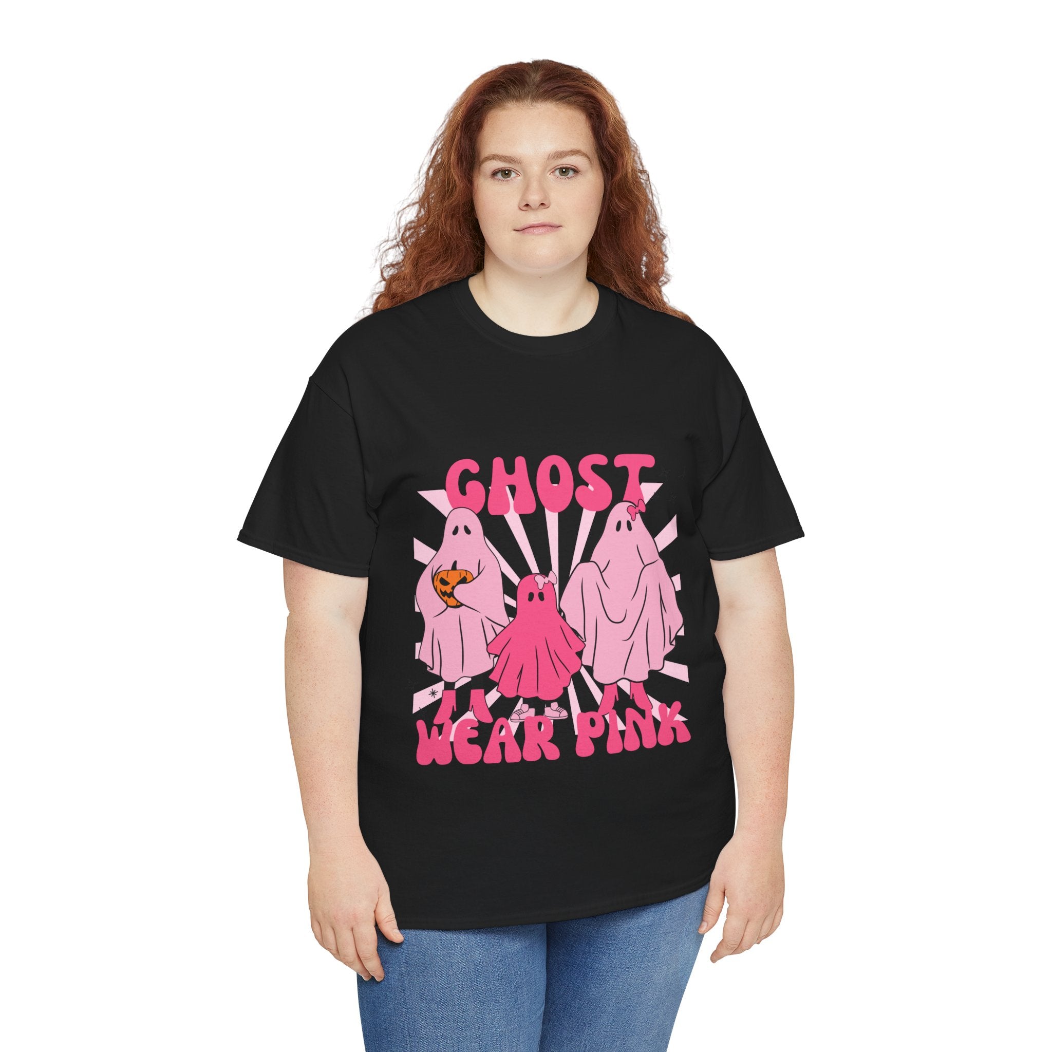 Ghost Wear Pink Unisex Heavy Cotton Tee | Fun Halloween Shirt, Spooky Costume Tee, Gift for Ghost Lovers, Quirky Halloween Apparel, [...]