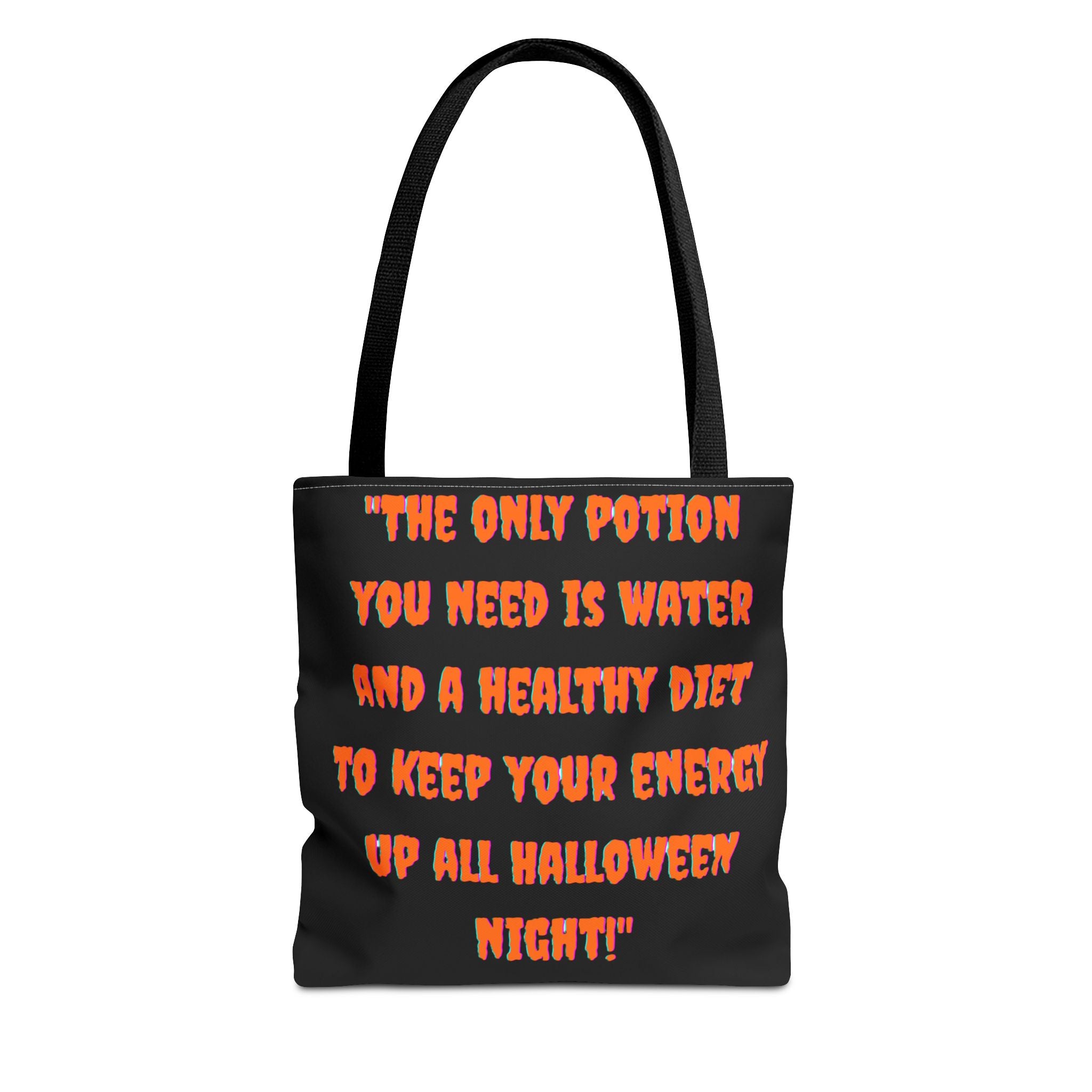 Halloween Themed Tote Bag, Trick or Treat, Spooky Carryall, Fall Fashion Accessory, Halloween Decor, Fall Gift Idea