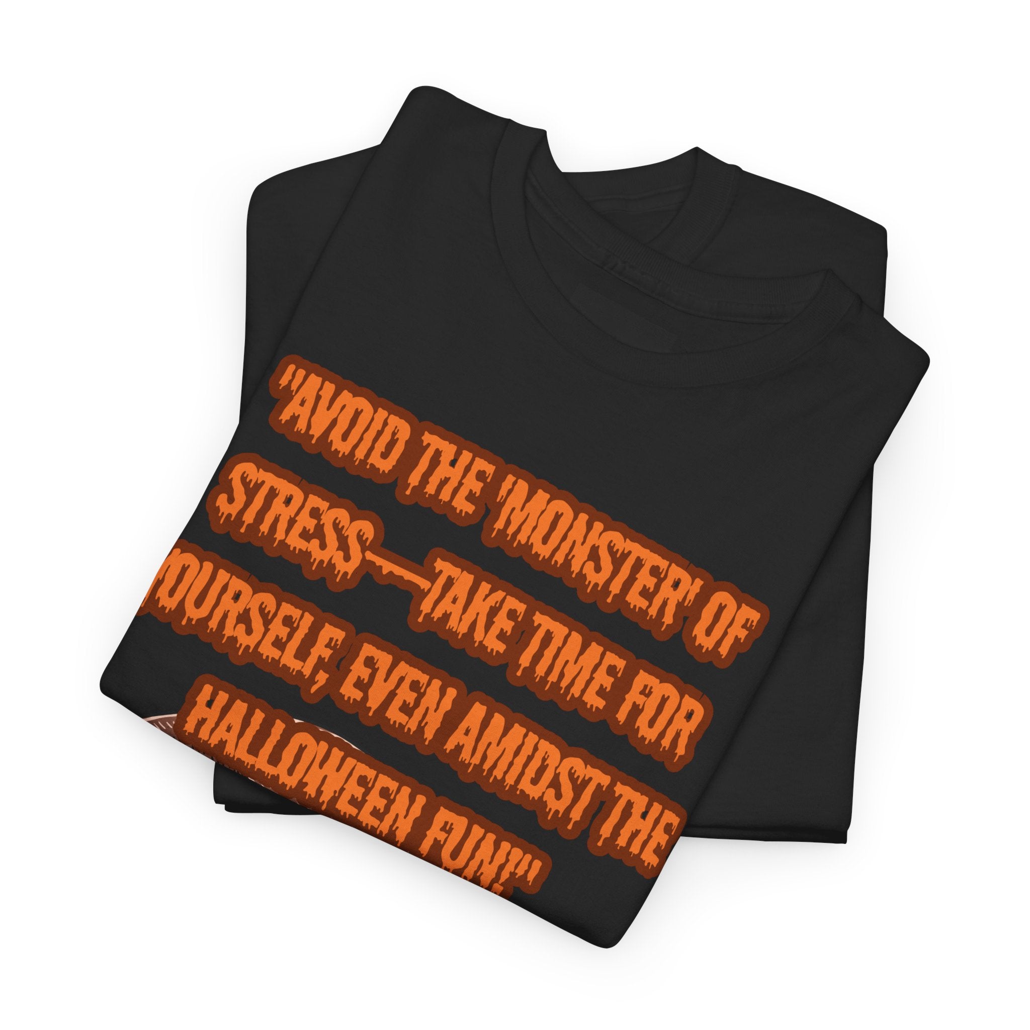 Skull Stress Relief Tee - Halloween Humor Unisex Cotton T-Shirt, Funny Gift, Casual Wear, Autumn Vibes, Spooky Season