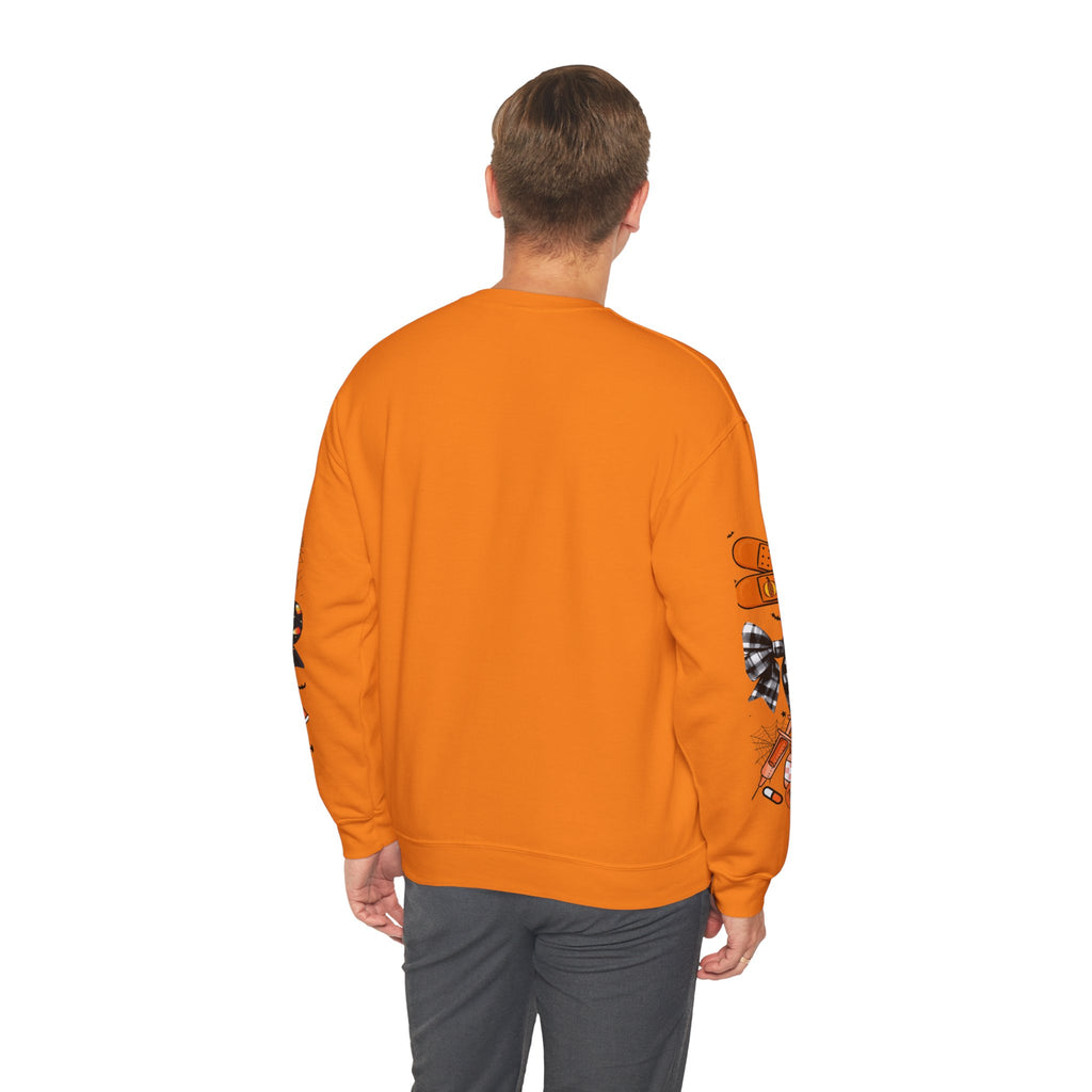Halloween Health Crewneck Sweatshirt, Spooky Sweatshirt, Unisex Fall Apparel, Nurse Gift, Halloween Costume
