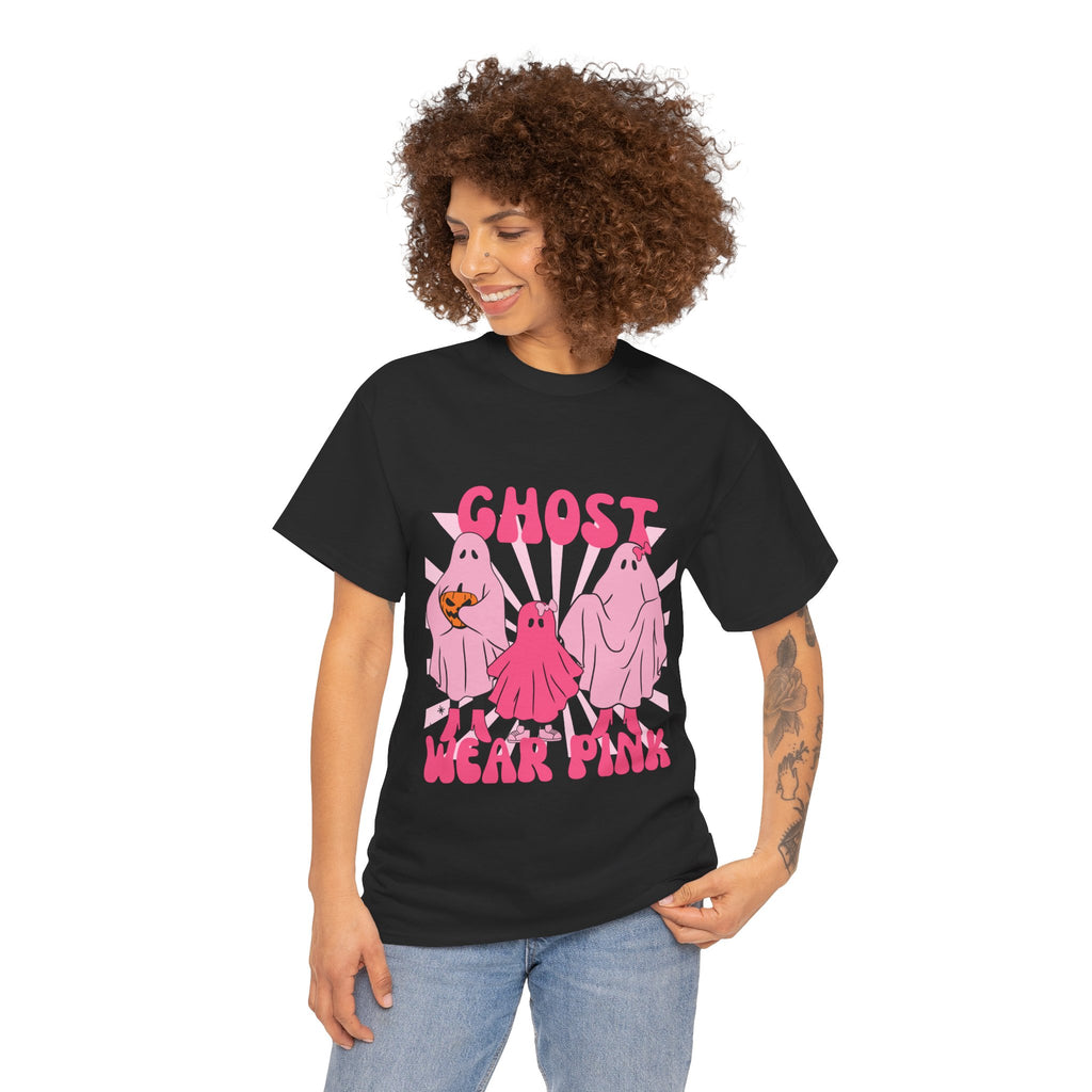 Ghost Wear Pink Unisex Heavy Cotton Tee | Fun Halloween Shirt, Spooky Costume Tee, Gift for Ghost Lovers, Quirky Halloween Apparel, [...]